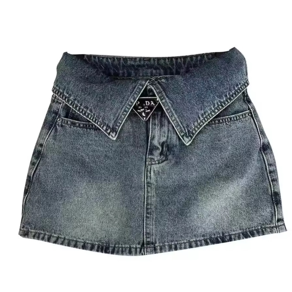 Denim Mini Skirt